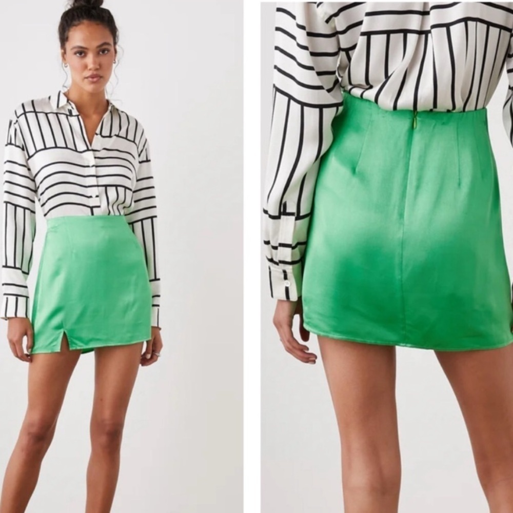Rails Tate Mini Skirt Vibrant Green